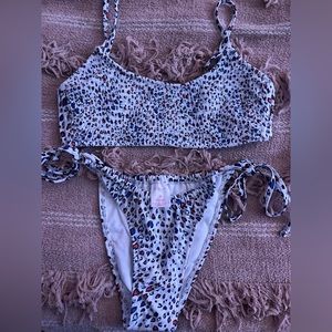 Target red, white and blue bikini set / top size large / bottoms size medium